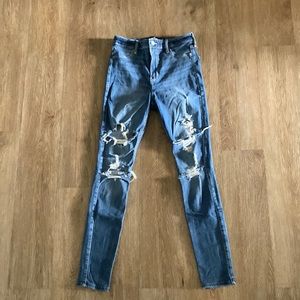 Ultra- High Rise Hollister stretch Jean legging